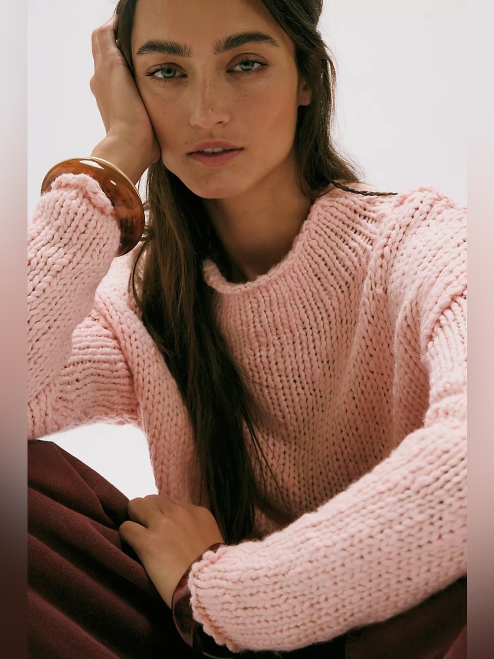 Free People Opal Rollneck Knit Sweater XS